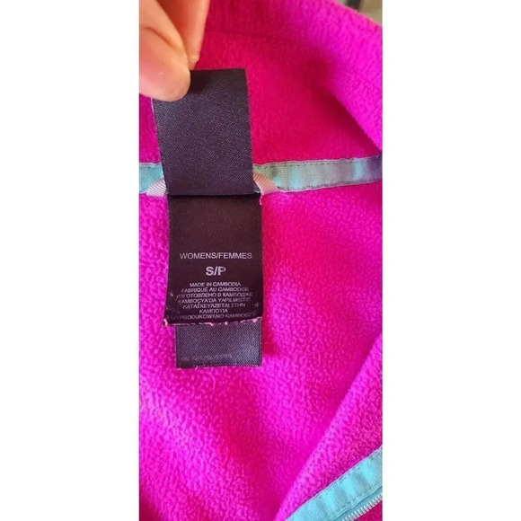 The North Face Top Women's Size S/P Pink 100% Polyester 3/4 Zip Pullover Fleece - Picture 5 of 8
